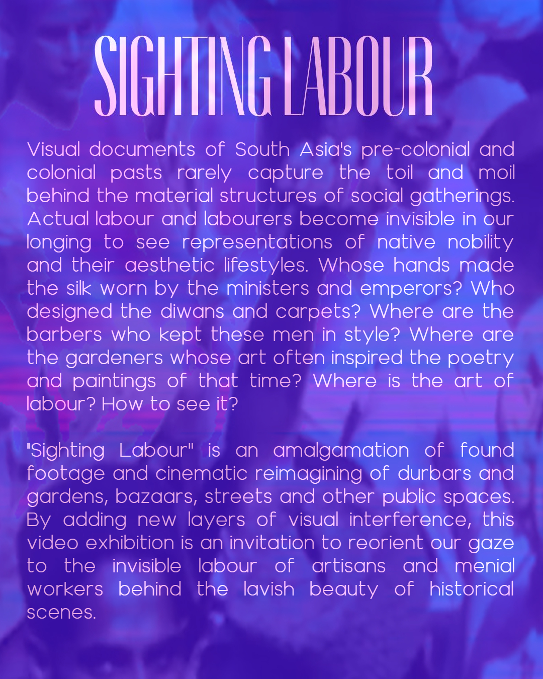 Description for Sighting Labour