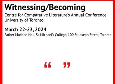 Centre for Comparative Literatures Annual Conference 2024