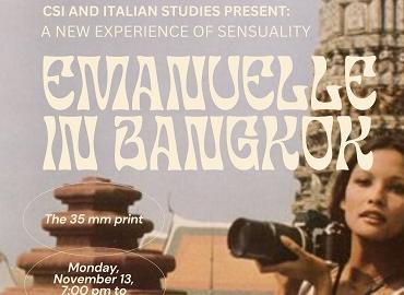 Emanuelle in Bangkok screening on November 13