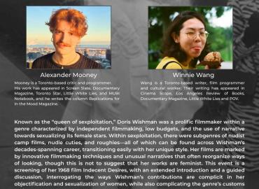 The &amp;#039;Indecent Desires&amp;#039; of Doris Wishman screening &amp;amp; discussion